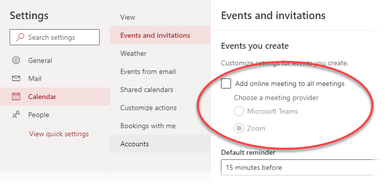 how to automatically add events to outlook calendar